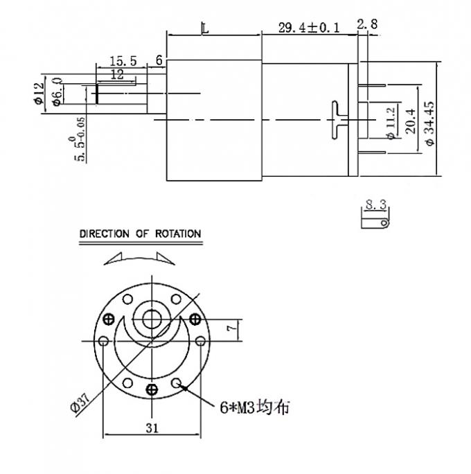 JGB37-3429 12V/24V 브러시 DC 모터 12V 지능형 로봇 브러시 DC 모터 24v 기어 모터 2