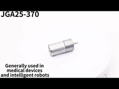 ASLONG 작은 모터 JGA25-370 6/12/24 Ｖ 7.5-1931RPPM 순금속 DC는 감소 모터를 솔질했습니다