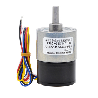 ASLONG DC 모터 브러시리스 JGB37-3625 24V 7-960RPM 37mm 3530 DC 기어 모터 고토크 저속 브러시리스 DC 모터