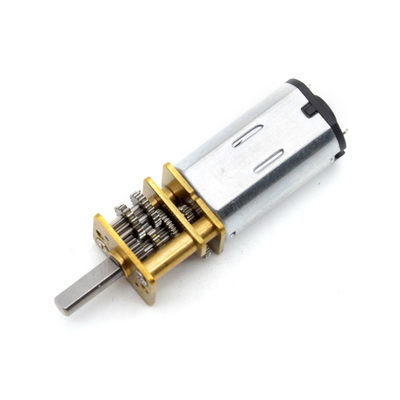 12mm N30 마이크로 DC 장치 모터 2000rpm 3mm Dia 갱구 6v 12v DC