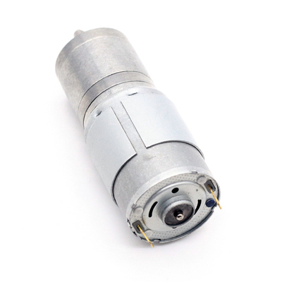 로봇 공학을 위한 JGA25-385 카본 브러쉬 마이크로 DC 장치 모터 25mm 24V