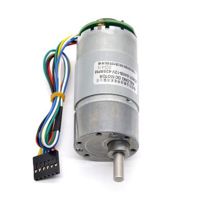 인코더를 가진 2000 RPM 금속 속도 감소 장치 모터 높은 토크 24V DC