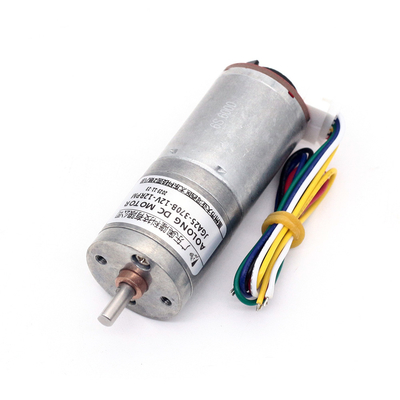 JGA25-370B 큰 토크 작은 DC 기어 모터 타코미터 인코더와 1360rpm