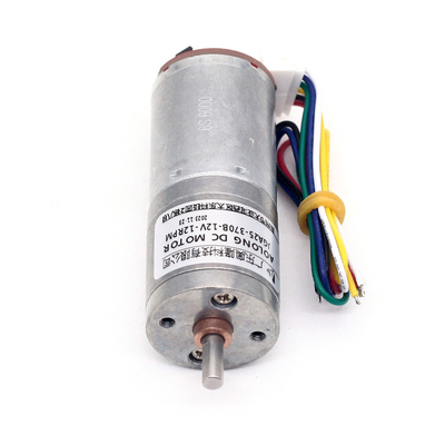 JGA25-370B 큰 토크 작은 DC 기어 모터 타코미터 인코더와 1360rpm