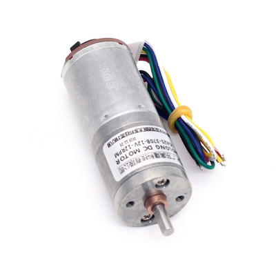 JGA25-370B 큰 토크 작은 DC 기어 모터 타코미터 인코더와 1360rpm