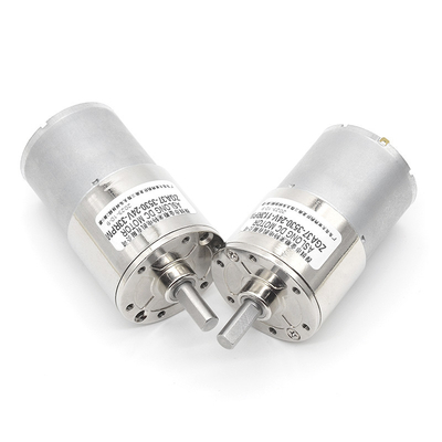미니 DC 기어 모터 37mm ZGA37-3530 12V 24V 중앙 출력 기어박스 저속 모터