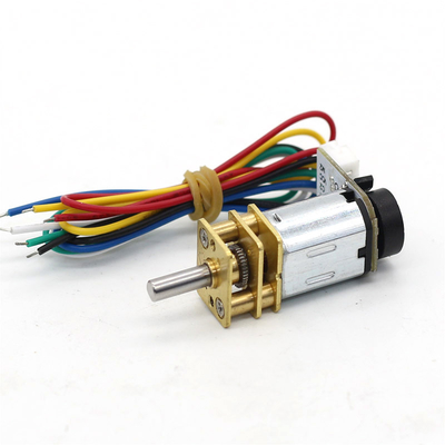 JGA12-N20 소형 DC 변속기 모터와 엔코더 높은 토크 12V N20 DC 모터