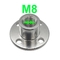 모터의 나사산 축을 위한 M8 플래지 이음 핵심 내경 8MM