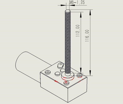 PWM 전기 브러시리스 DC 기어 모터 24 볼트 DC 기어 모터 235rpm